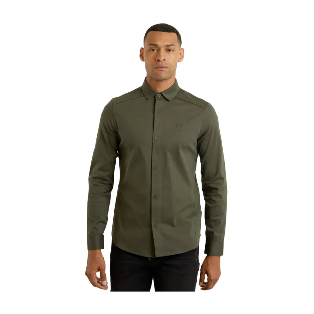 Chasin Lange mouw overhemd 6111345003 Green Heren