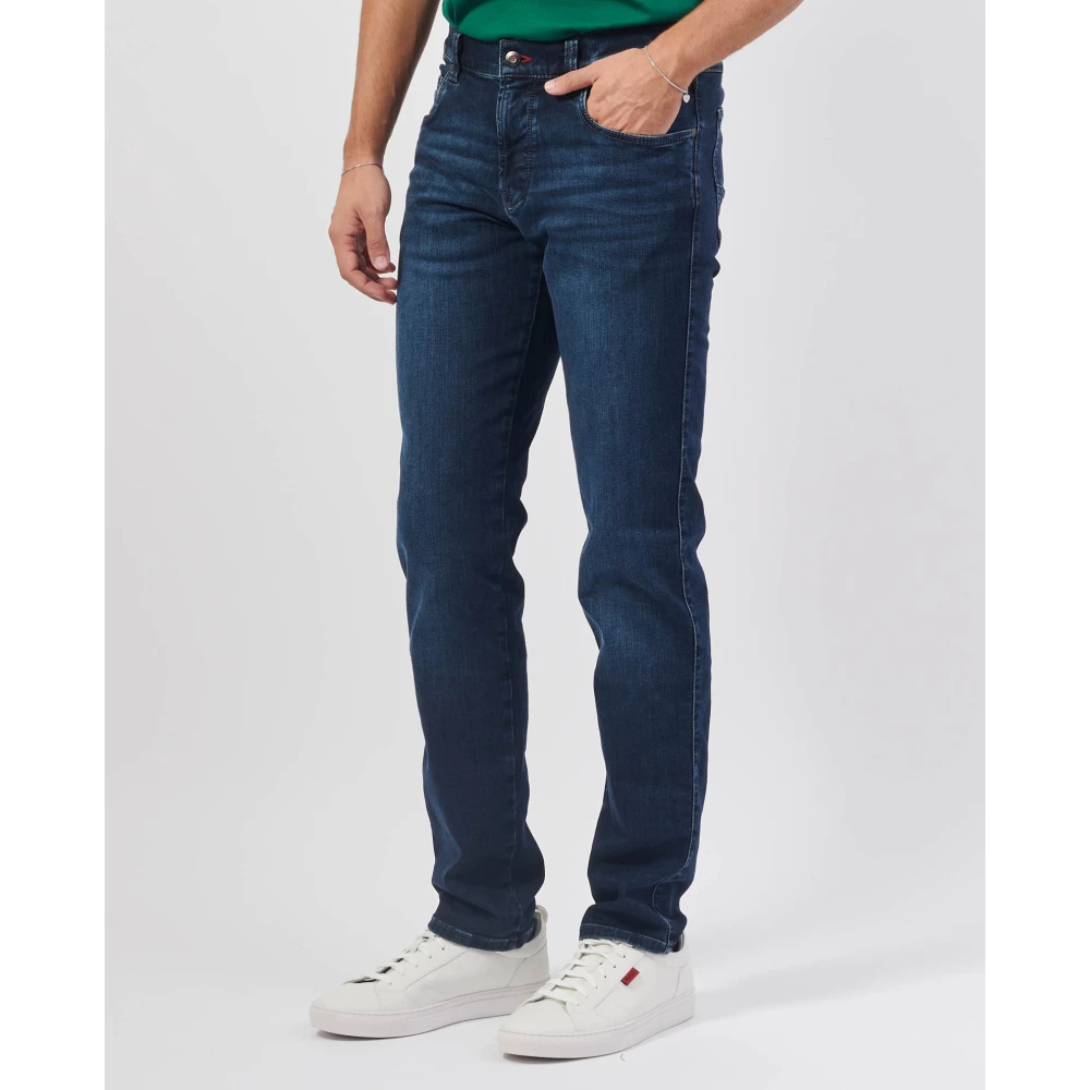 Bugatti Donkerblauwe 5-pocket regular fit jeans Blue Heren