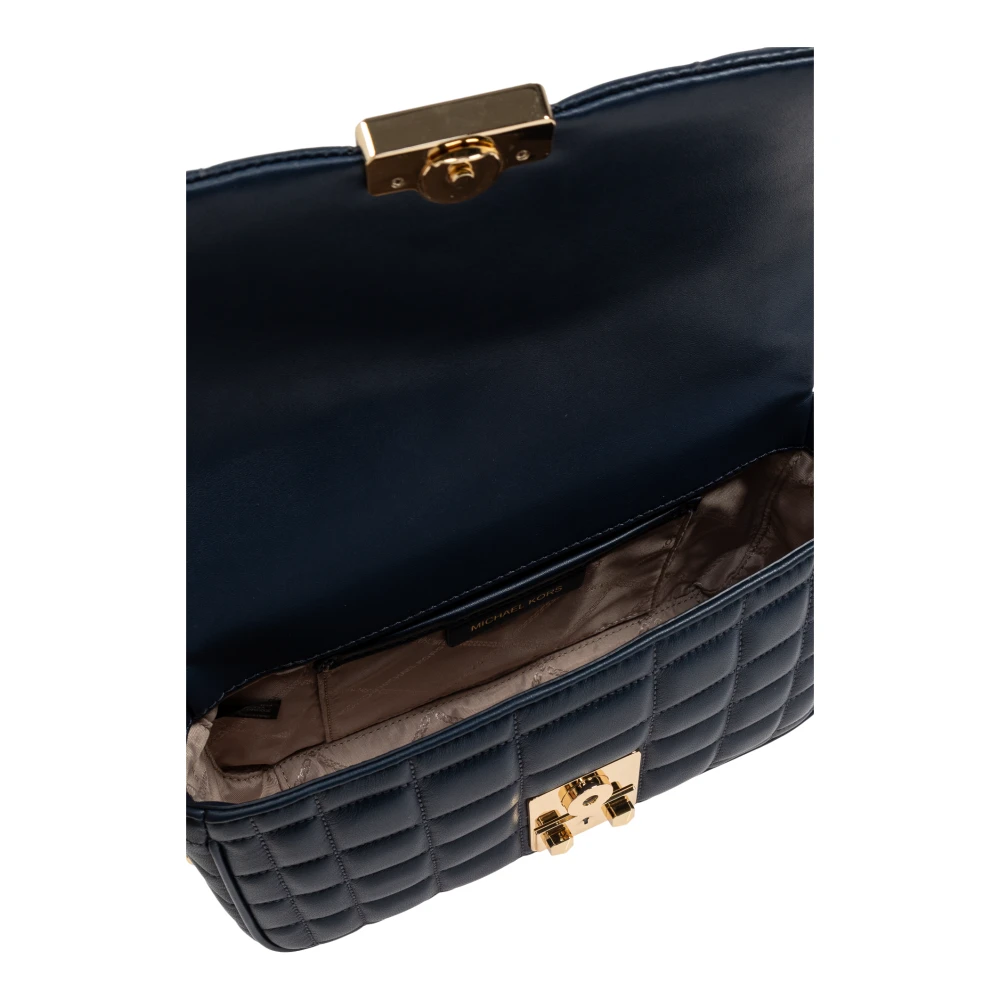 Michael Kors Schoudertas Tribeca Blue Dames
