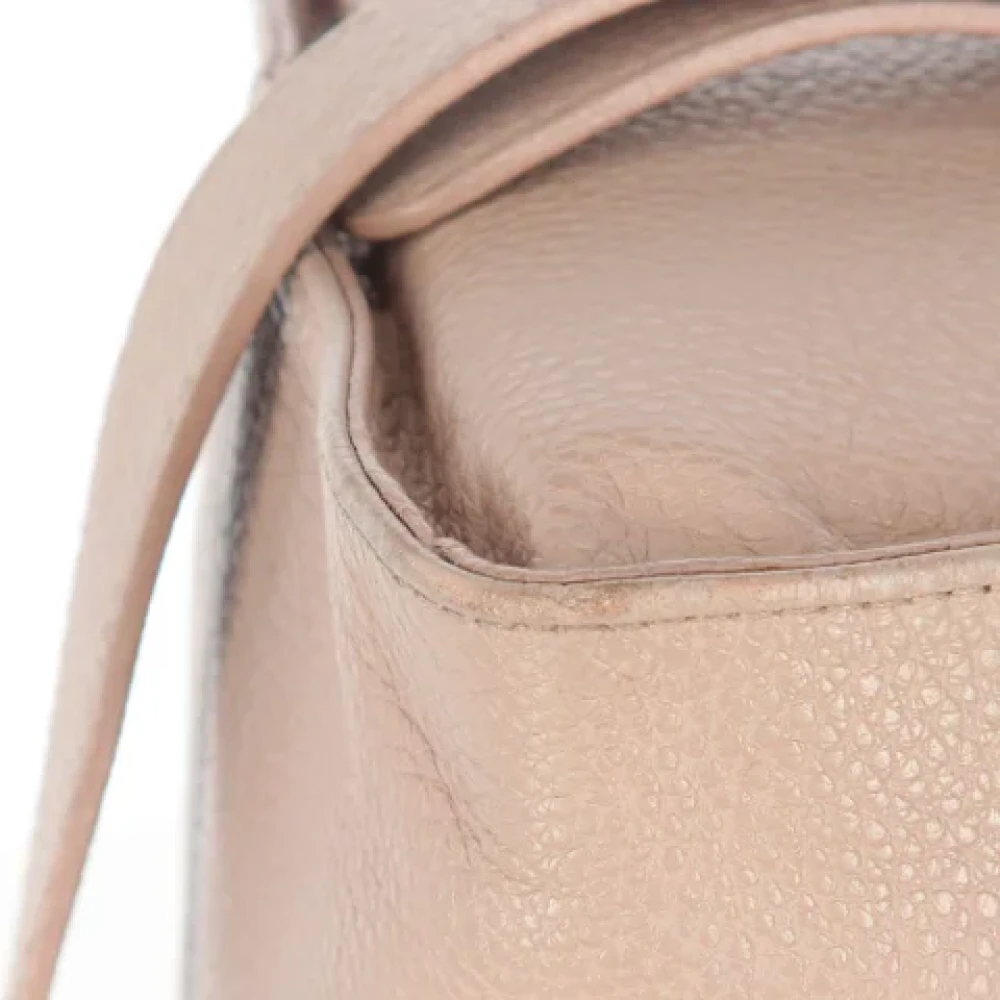 Chloé Pre-owned Leather handbags Beige Dames