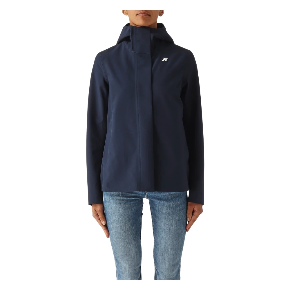 K-Way Donna Blu Giacche, Xs, New,