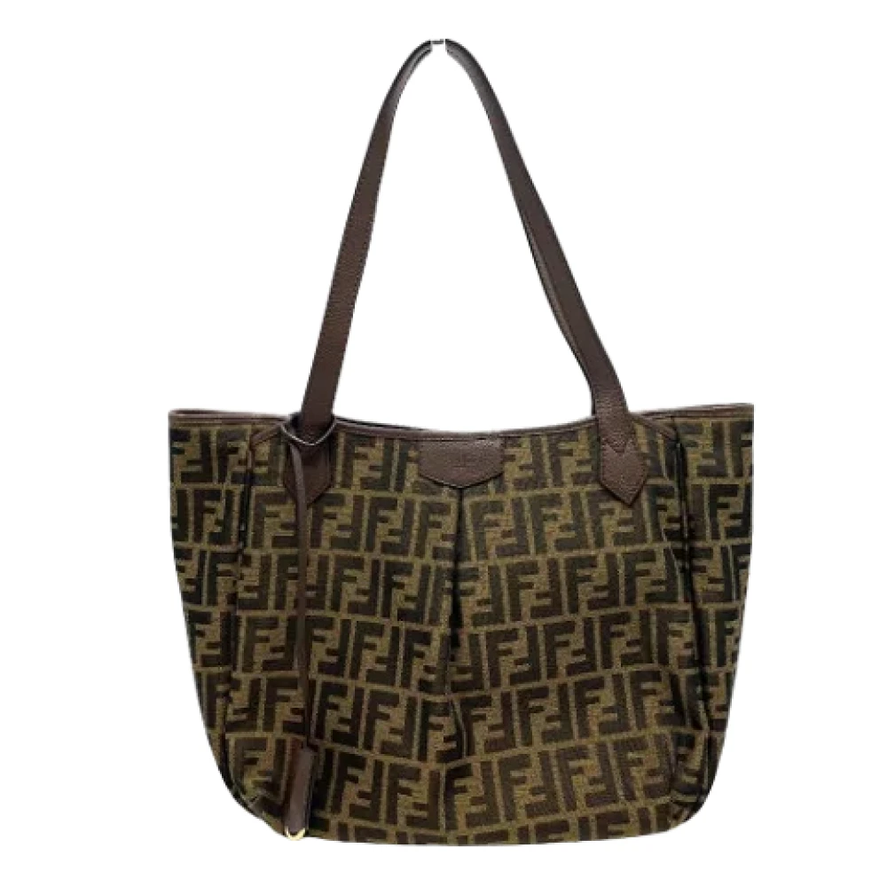 Fendi Vintage Pre-owned Leather fendi-bags Brown Dames
