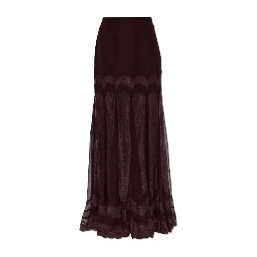 Zimmermann Donna Rosso - Gonna Maxi Valiant Con Pannelli - Skirts - M