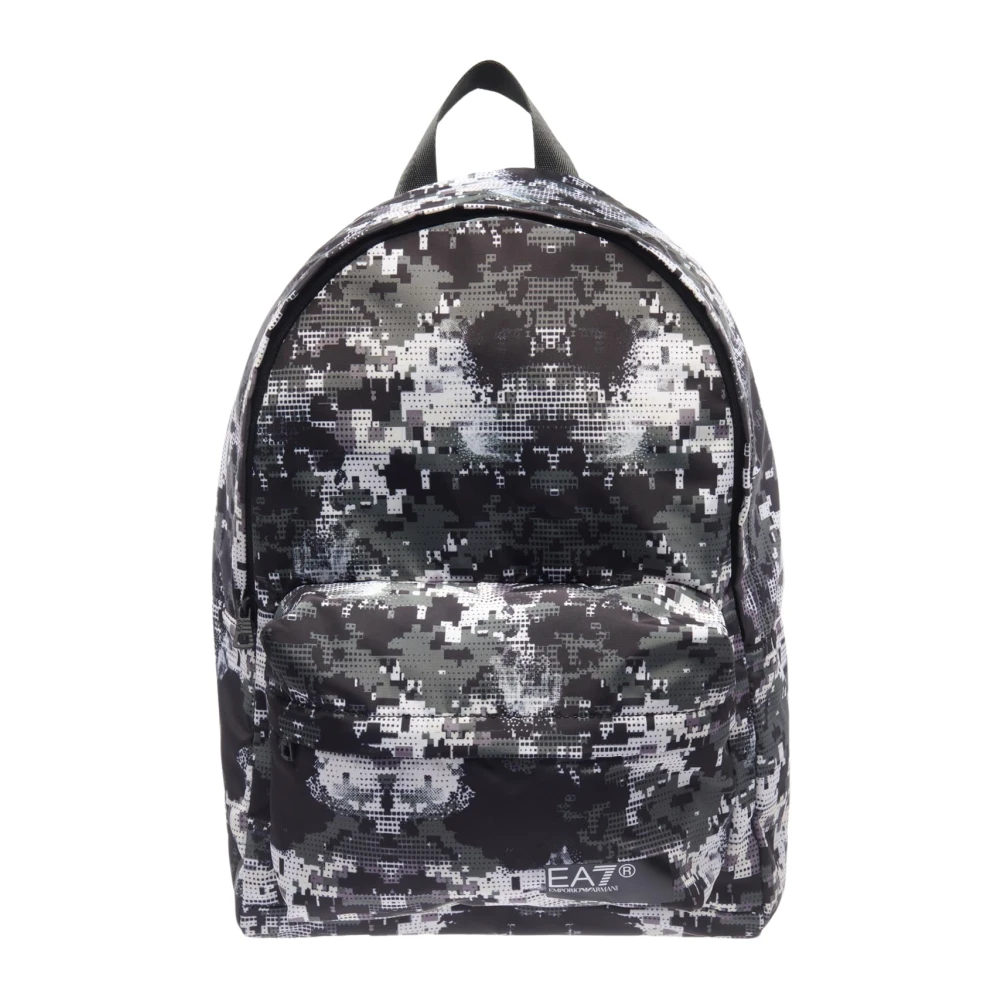 Emporio Armani EA7 Heren Camo Print MultiColor Rugzak Multicolor Heren