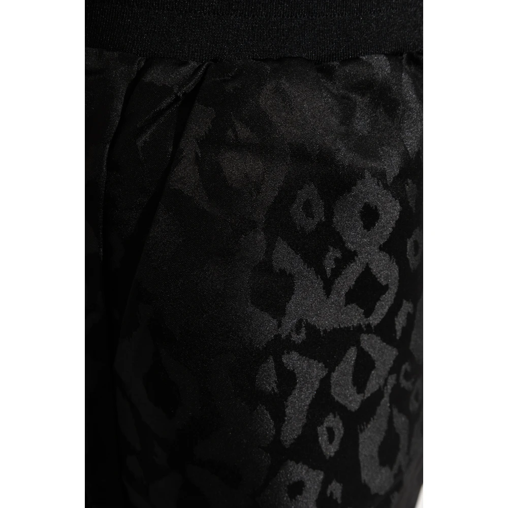 Emporio Armani EA7 Dierenprint shorts Black Dames