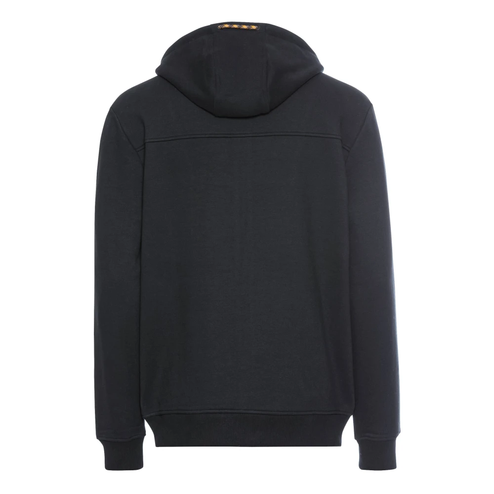 camel active Katoenmix Sweat Jacket Blue Heren