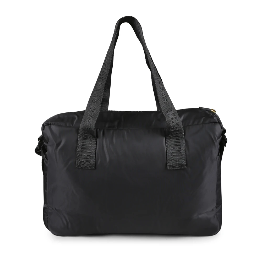 Moschino Zwarte luiertas met Teddy Bear Black Unisex