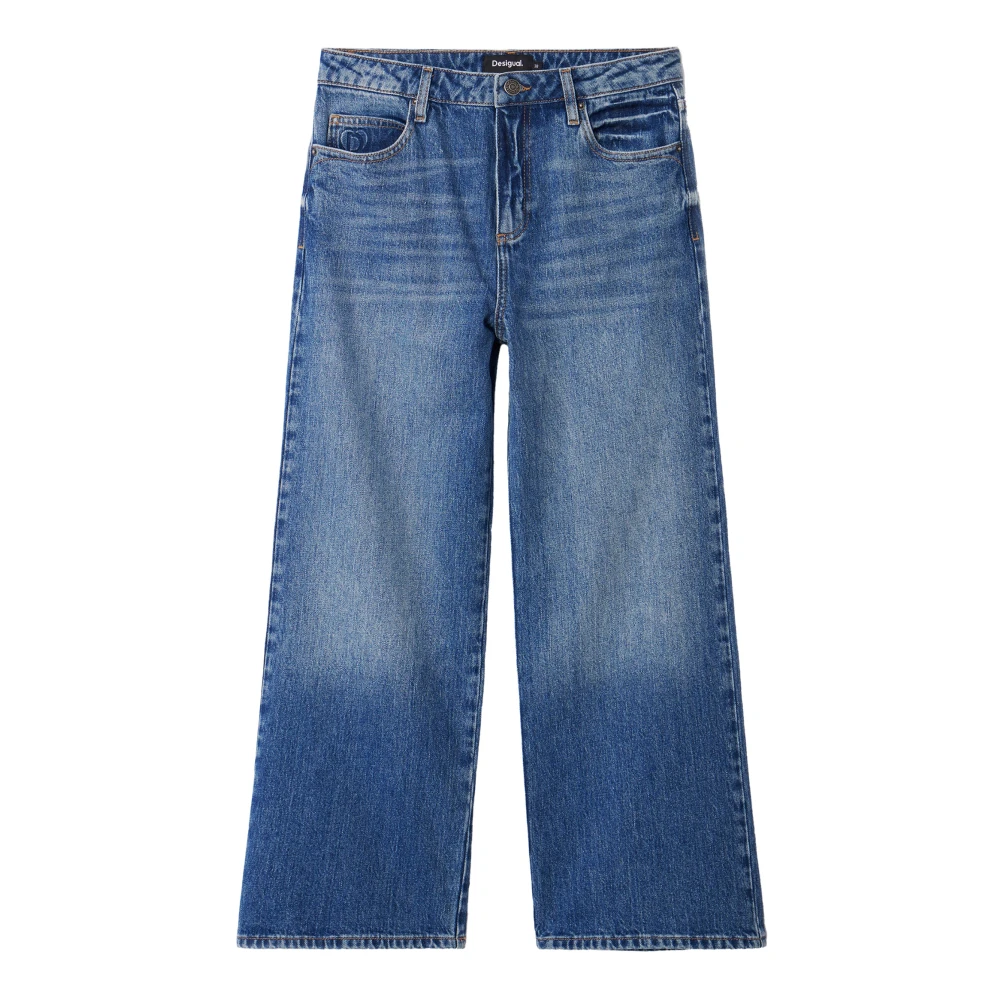 Desigual Denim Beryl Jeans Herfst Winter Collectie Blue Dames