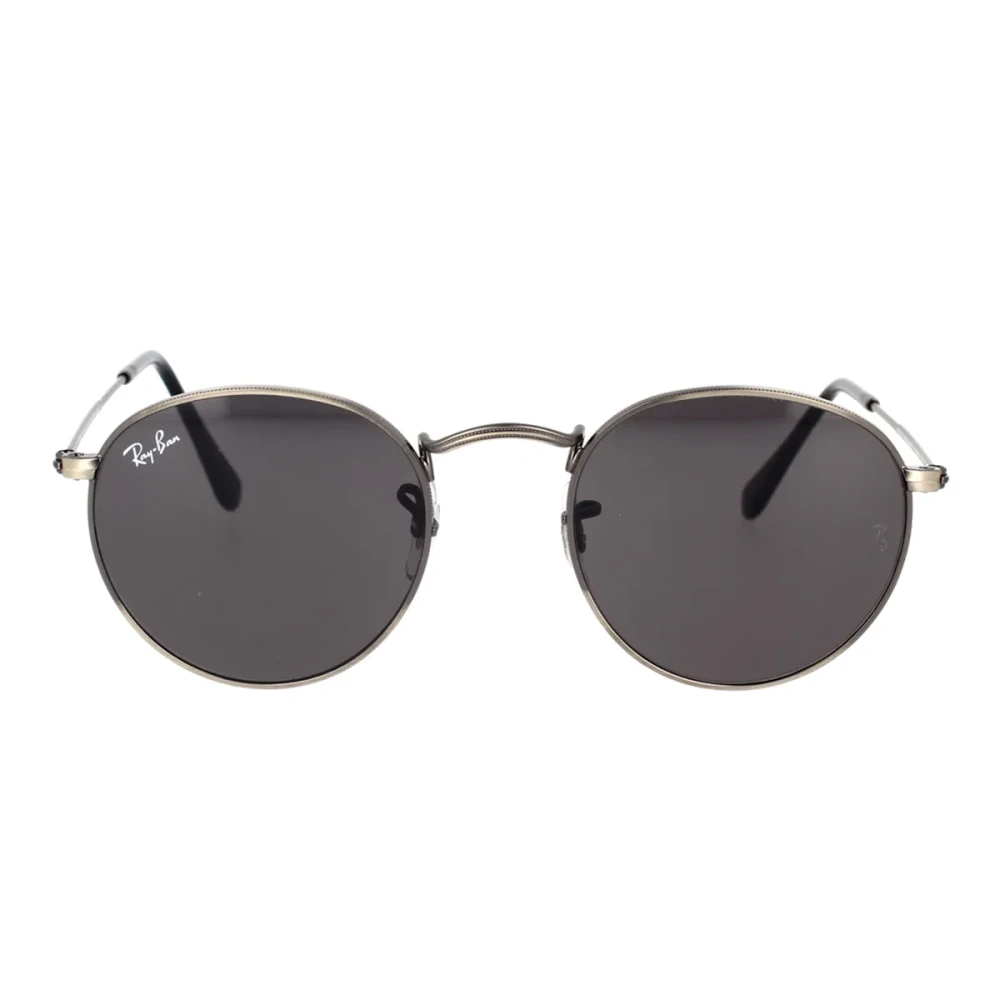 Ray - Ban Unisex Grey Ray - Ban Rb3447 Round Metal 9229B1 Sunglasses Metal Round Normal - Image 3
