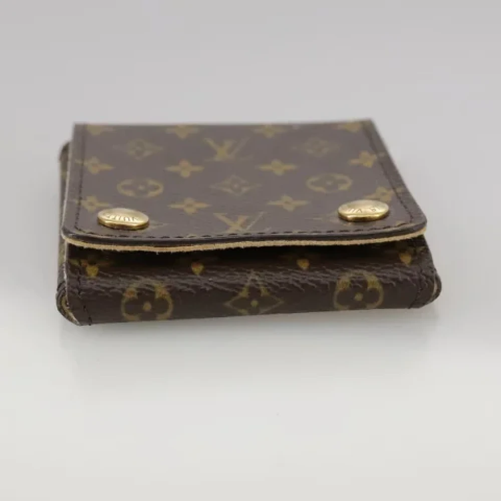 Louis Vuitton Vintage Pre-owned Canvas wallets Brown Dames