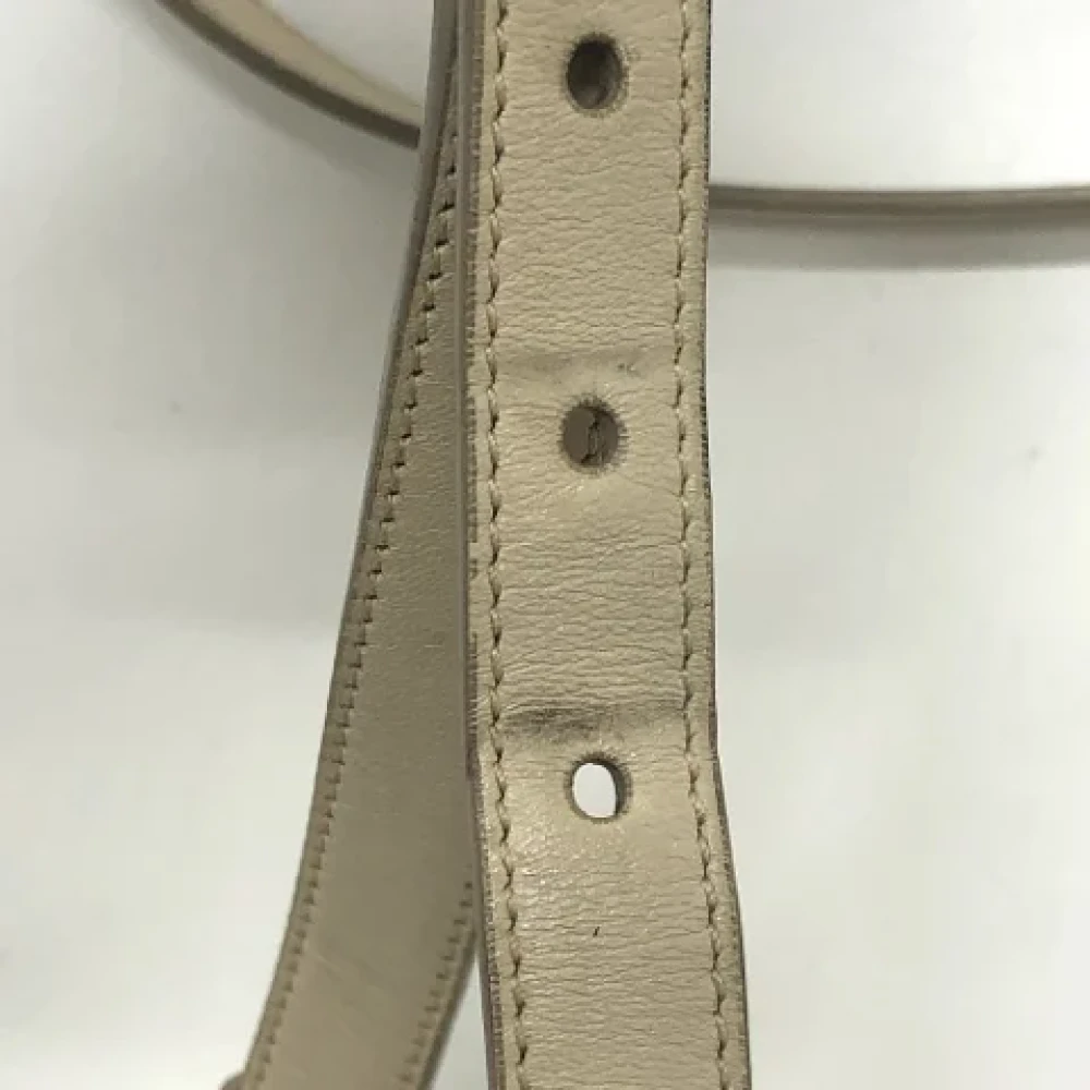 Prada Vintage Pre-owned Fabric prada-bags Beige Dames