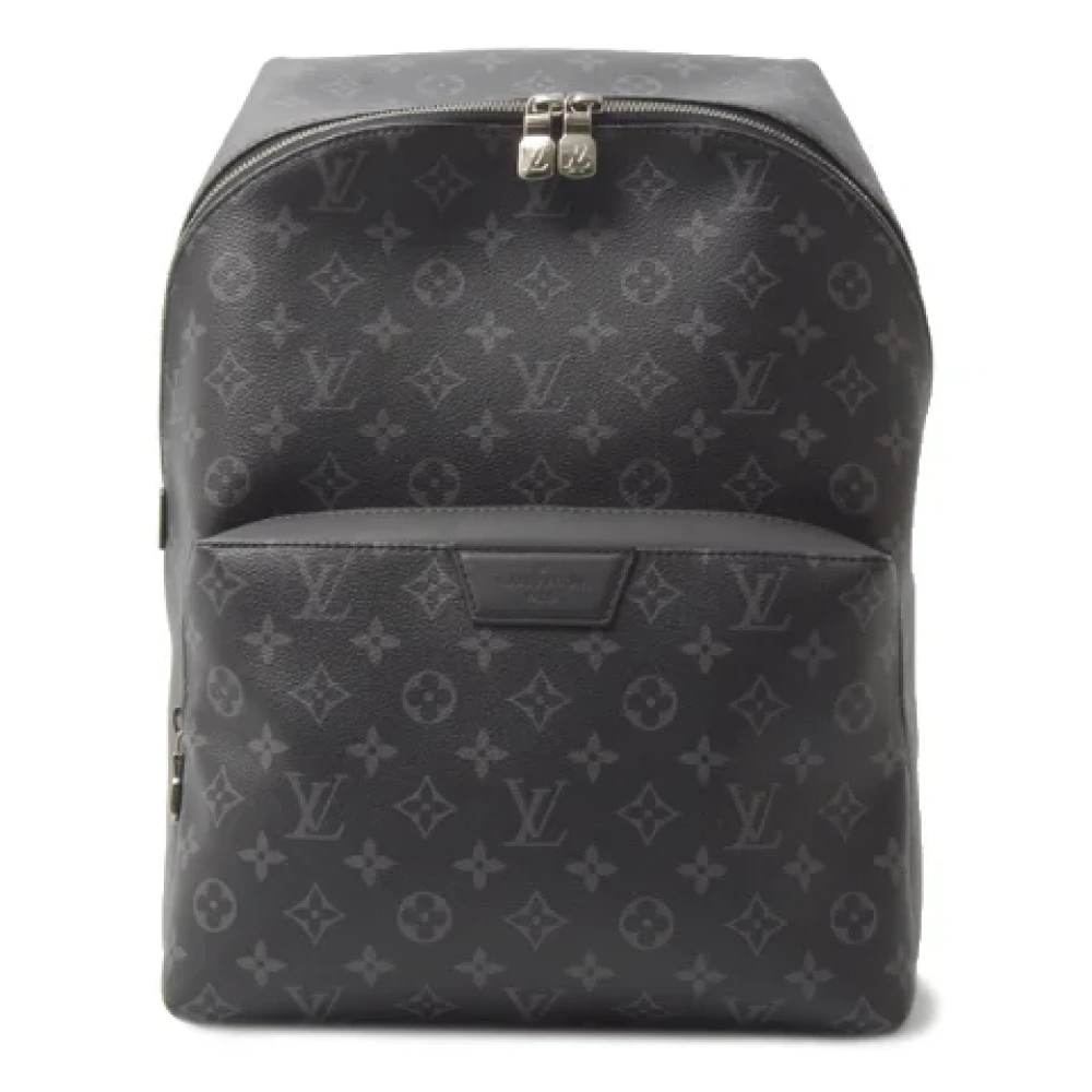 Louis Vuitton Vintage Pre-owned Canvas backpacks Black Heren