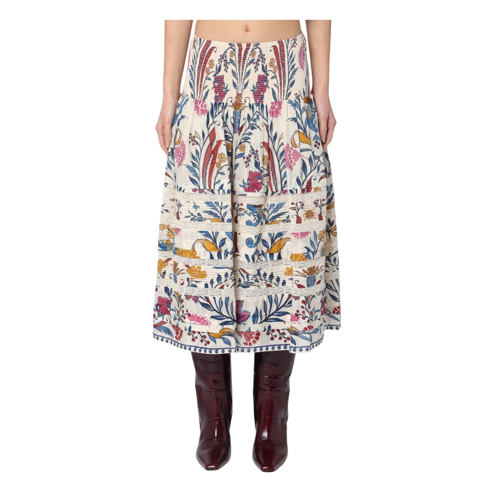 Farm Rio Lange Zwierige Rok Multicolor Dames