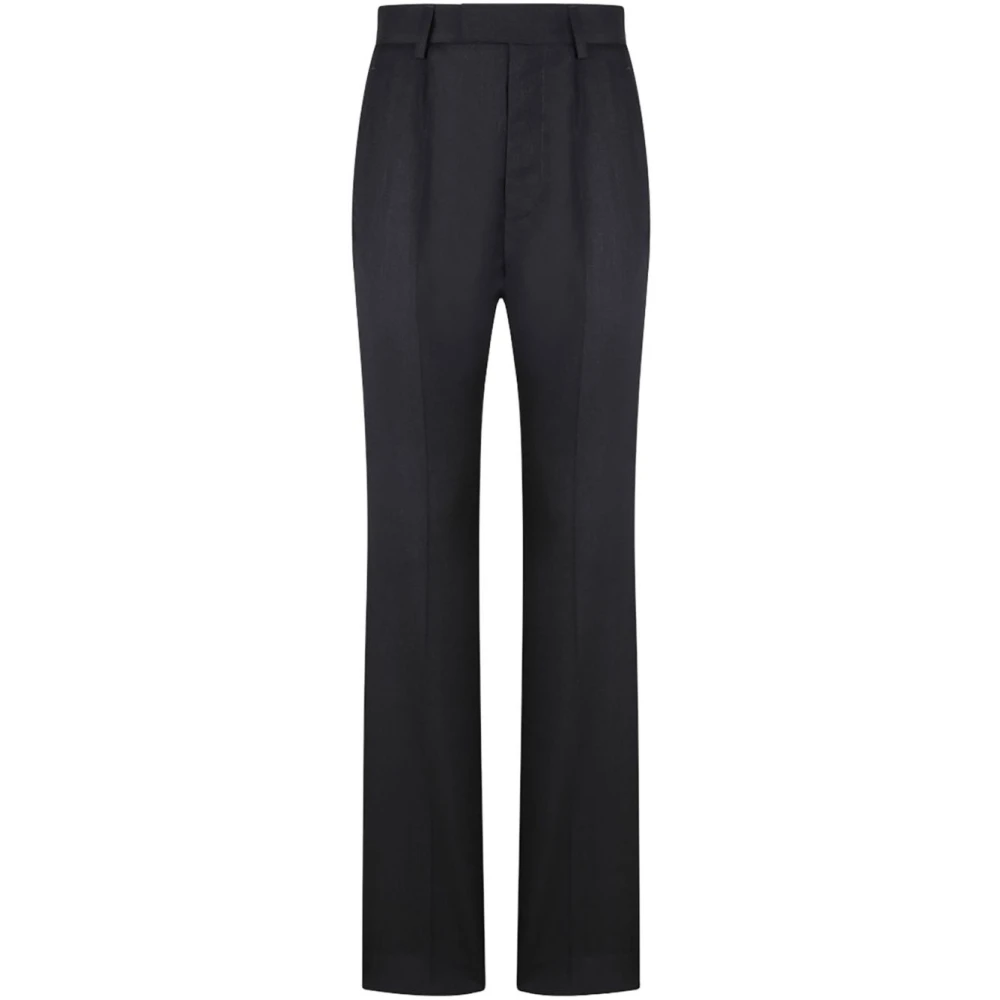 Vivienne Westwood Antracietgrijze Plooien Detail Broek Black Dames
