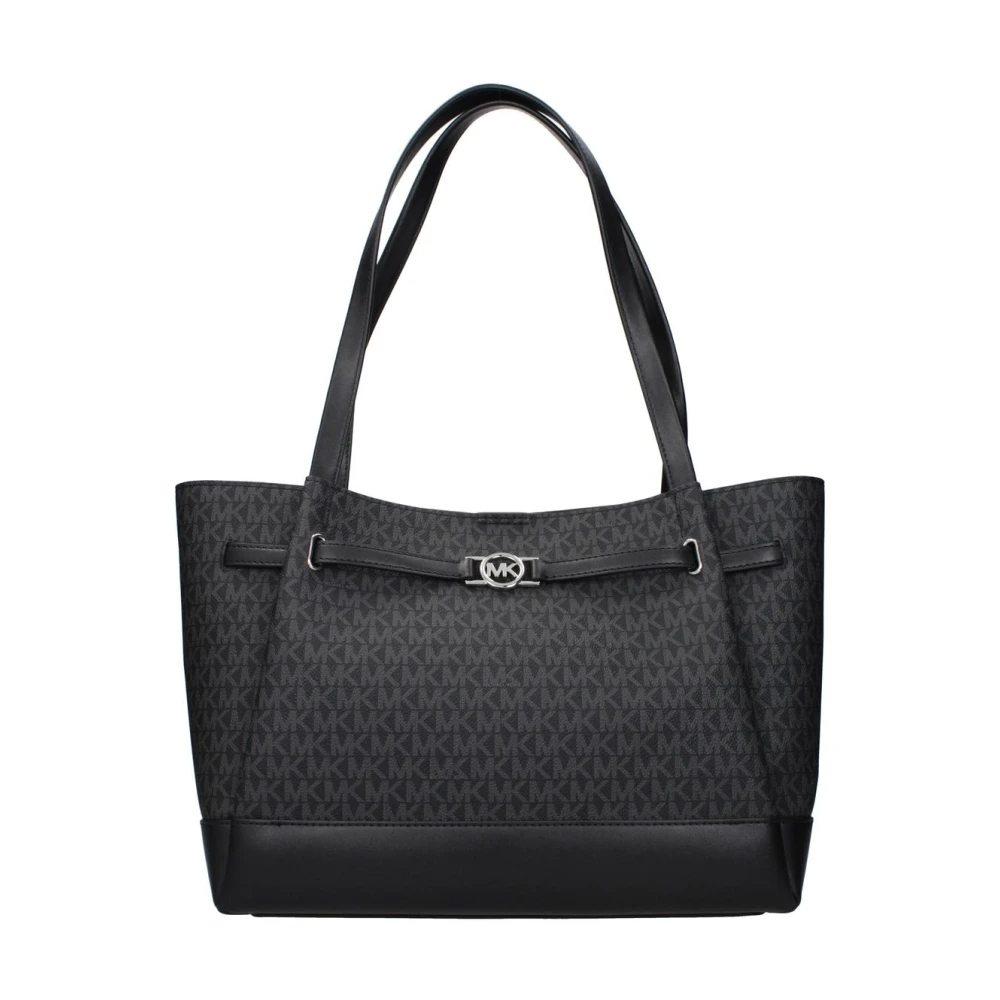 Michael Kors Women's Black Elegant Fabric Shoulder Bag