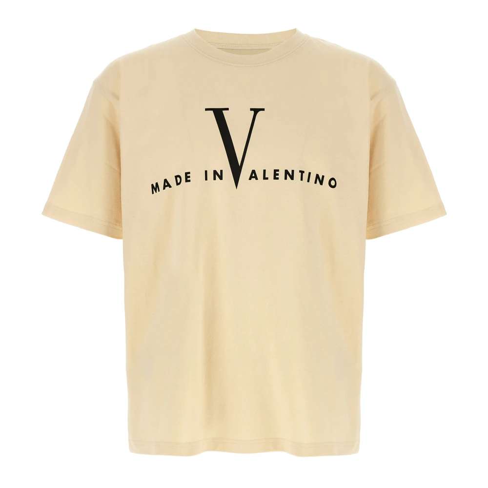 Valentino Garavani Men's Beige T-Shirts, Xl, T-Shirts