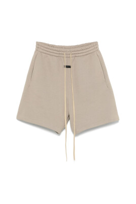 beige-drawstring-elasticated-waistband-shorts