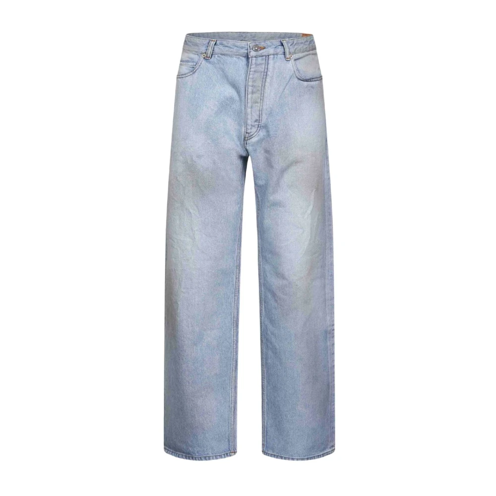Balenciaga Blue Jeans Denim - Male - Straight Fit Jeans - W32 - Jeans