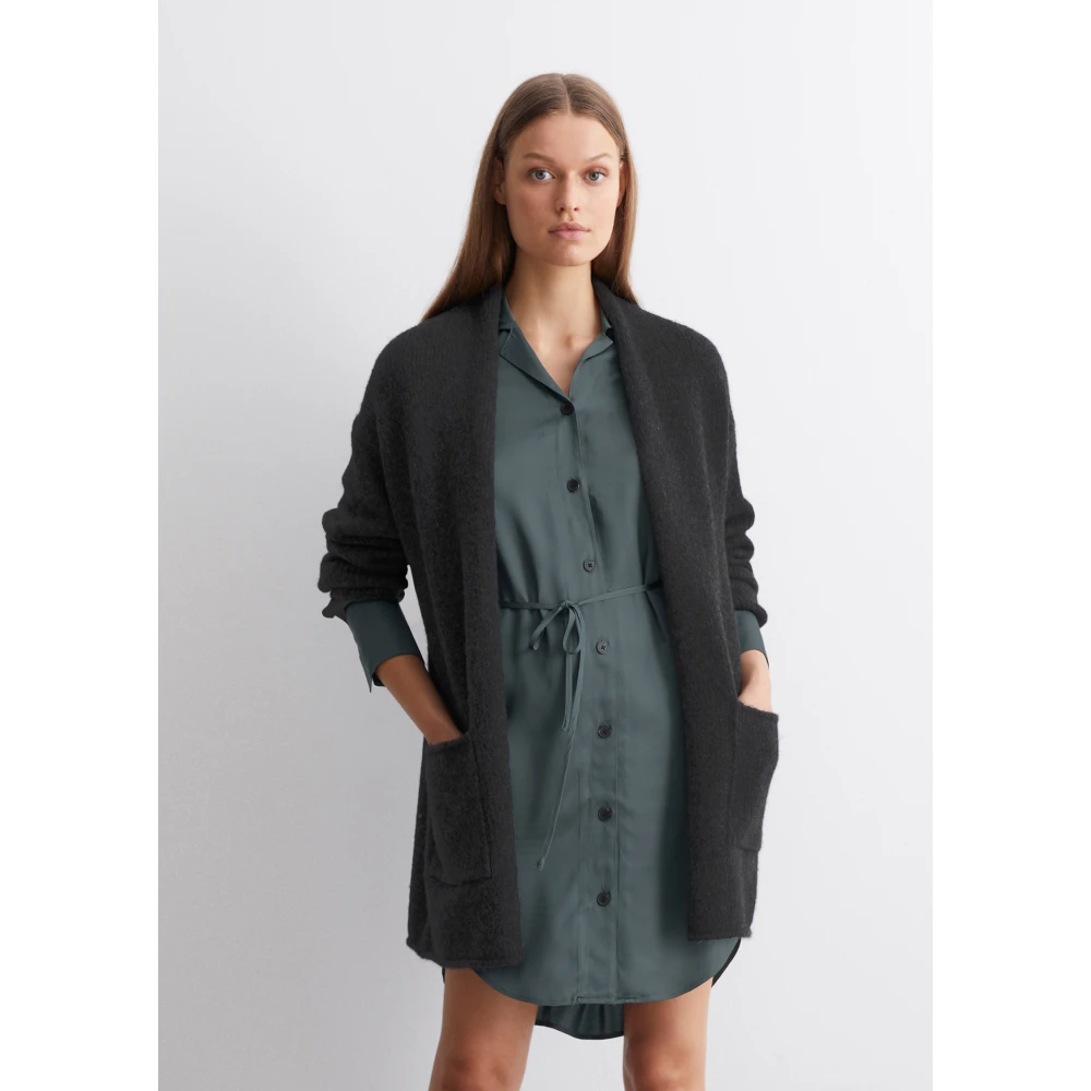 Marc O'Polo Oversized open-front cardigan Gray Dames