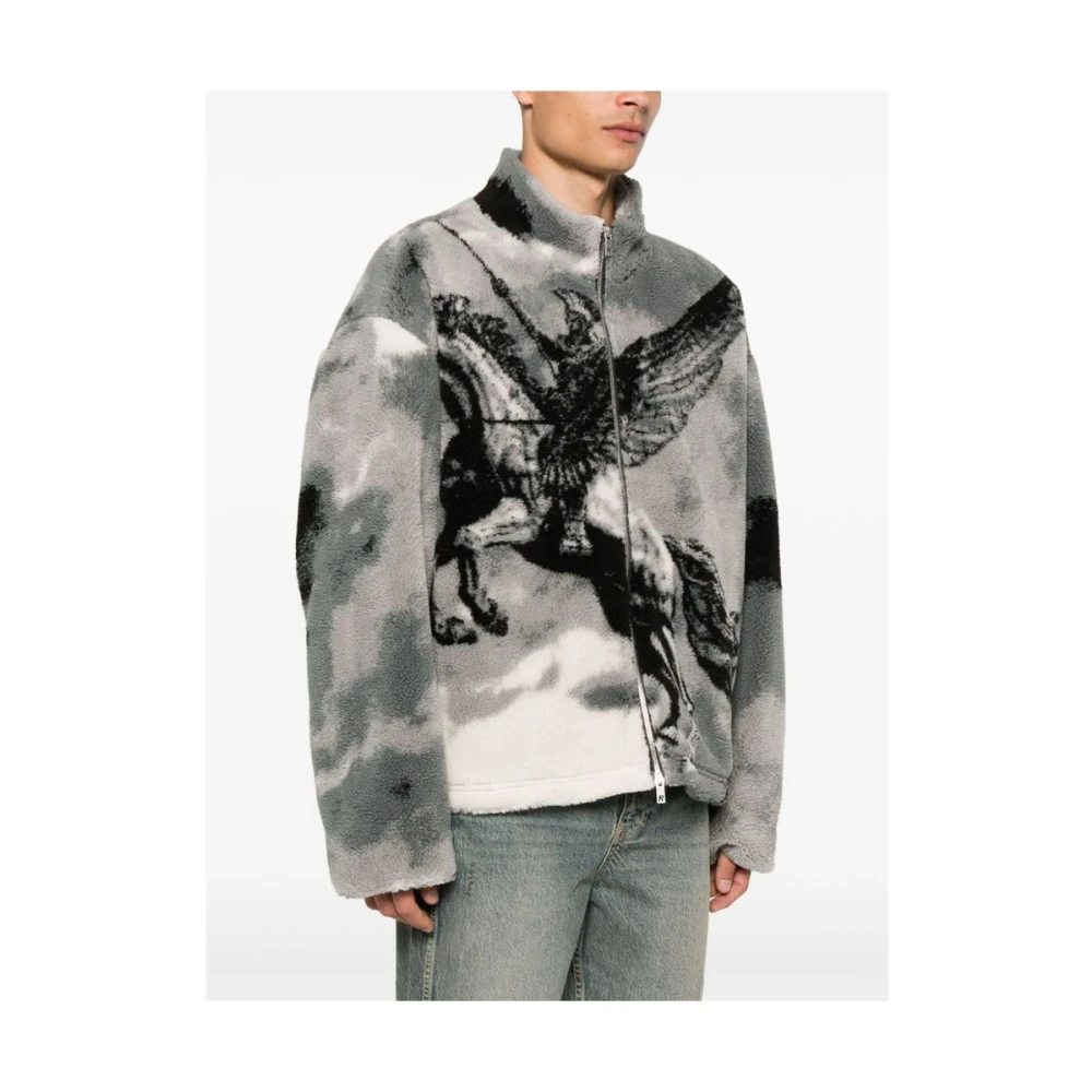 Represent Abstract Fleece Mascotte Sweater Multicolor Heren