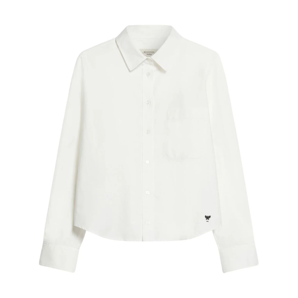 Max Mara Weekend Klassieke Overhemd met Elegante Details White Dames