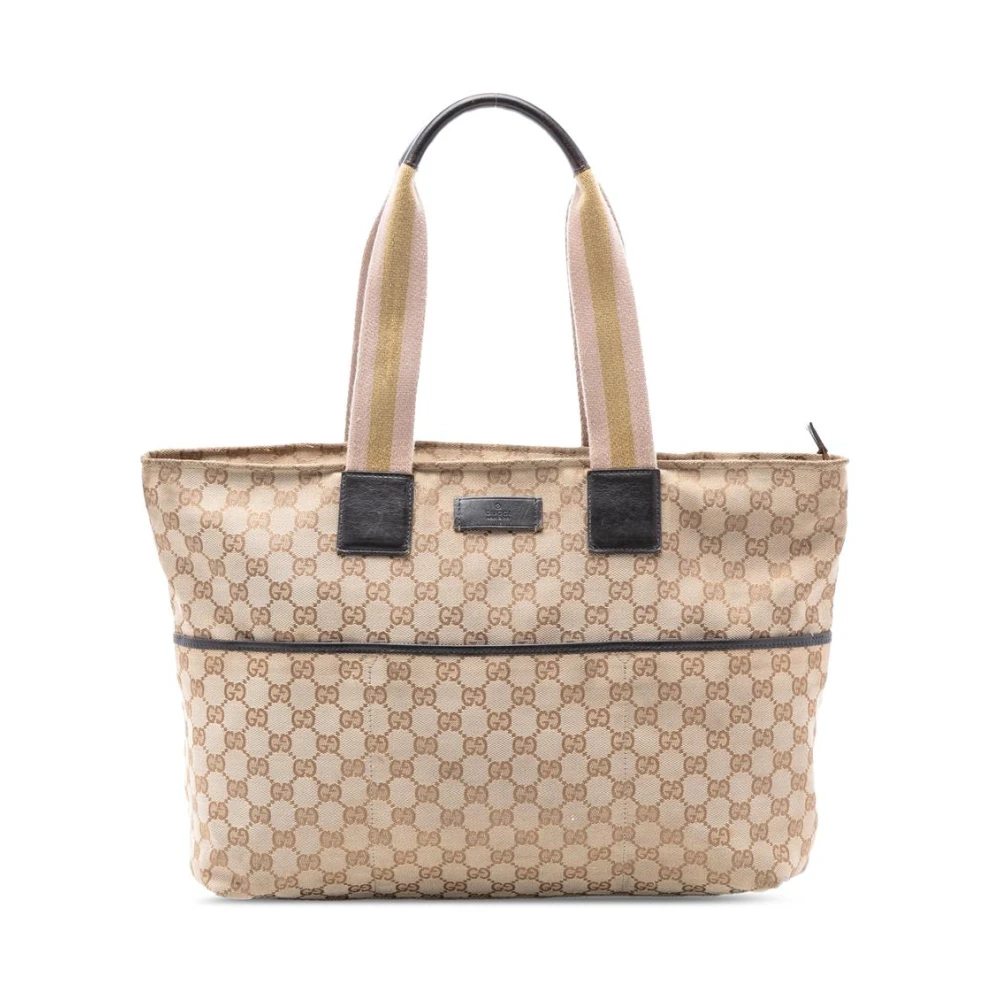 Gucci Vintage Women's Brown Pre-Owned Tote Bag