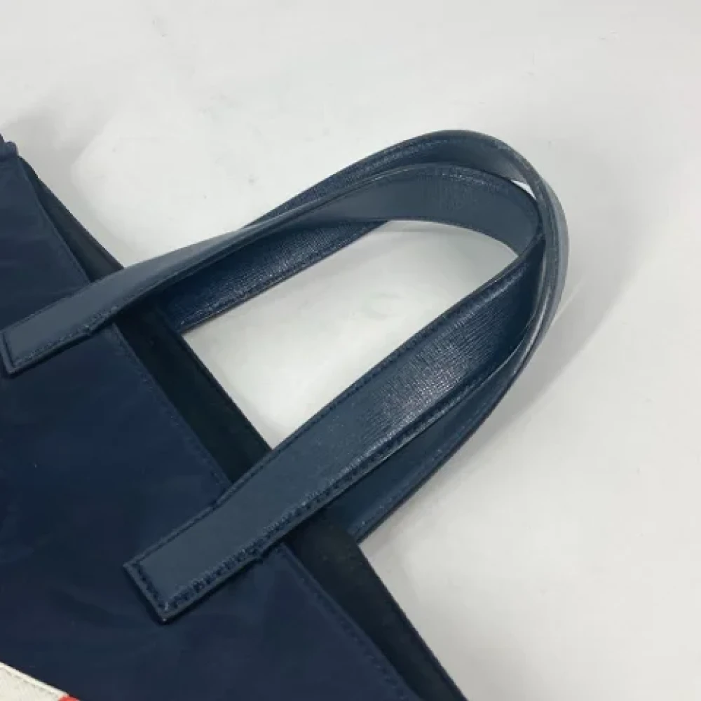 Fendi Vintage Pre-owned Fabric fendi-bags Blue Heren