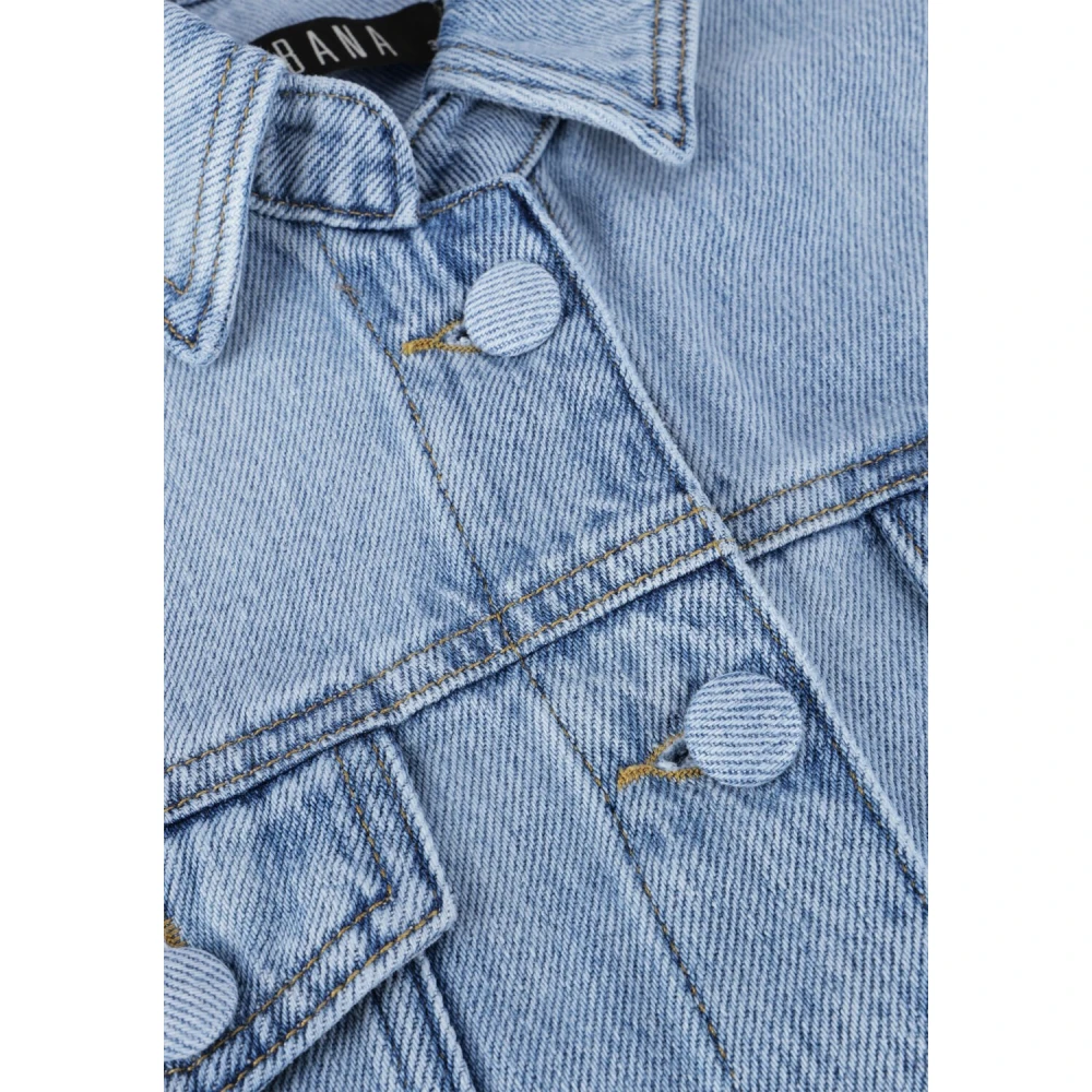 Ibana Blauwe Denim Jas voor Vrouwen Blue Dames