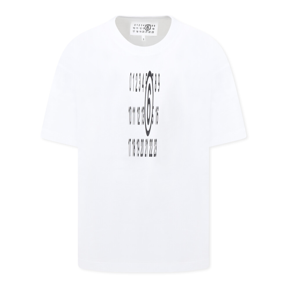 MAISON MARGIELA｜SHORT-SLEEVED ROUND NECK T-SHIRTS (S50G MM6 Maison Margiela - Women Short Sleeved Slit T-Shirt