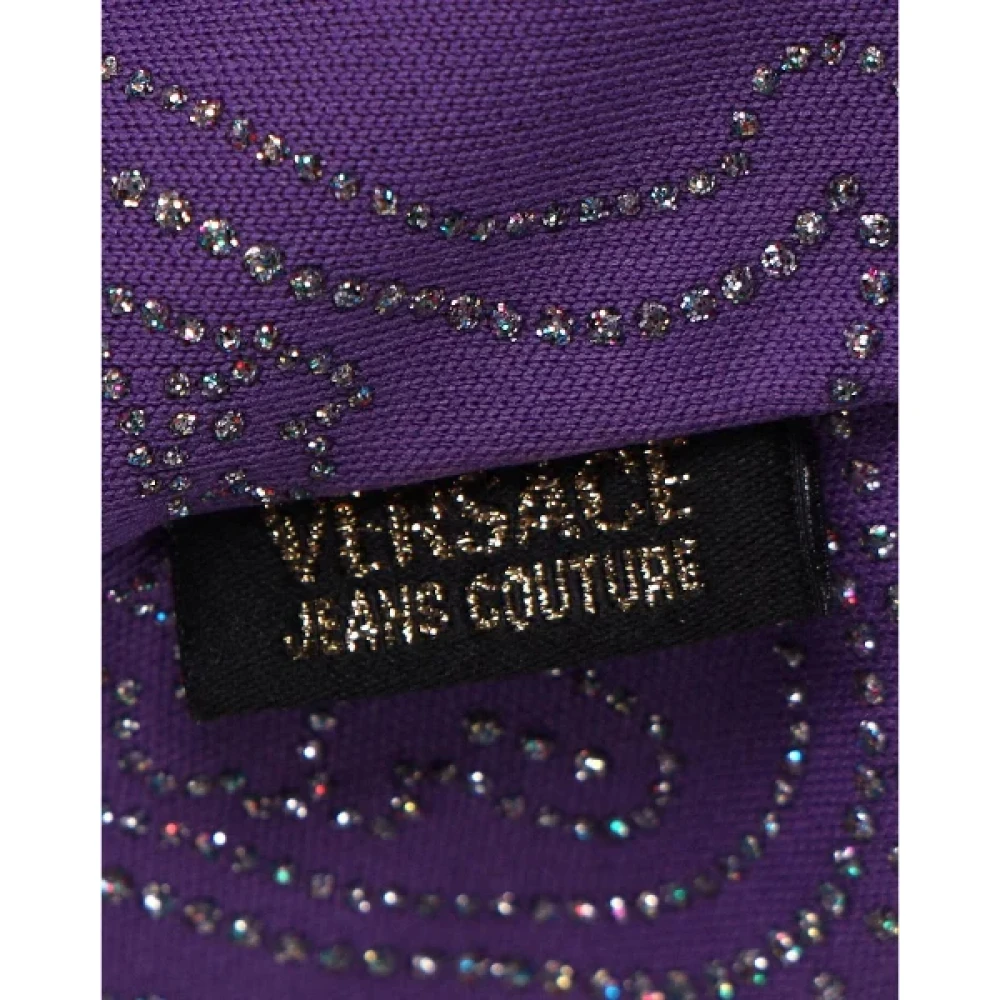 Versace Pre-owned Polyester tops Purple Dames