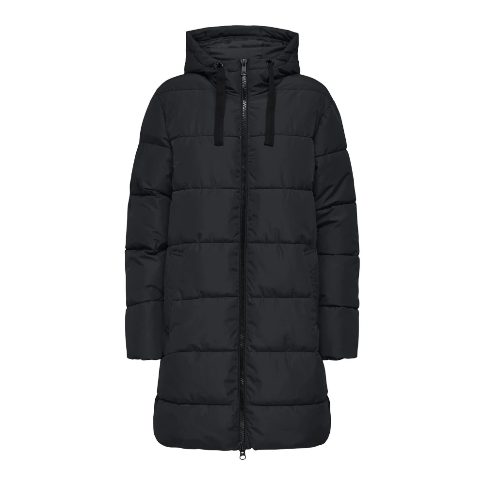 Only Clair Gewatteerde Jas Black Dames