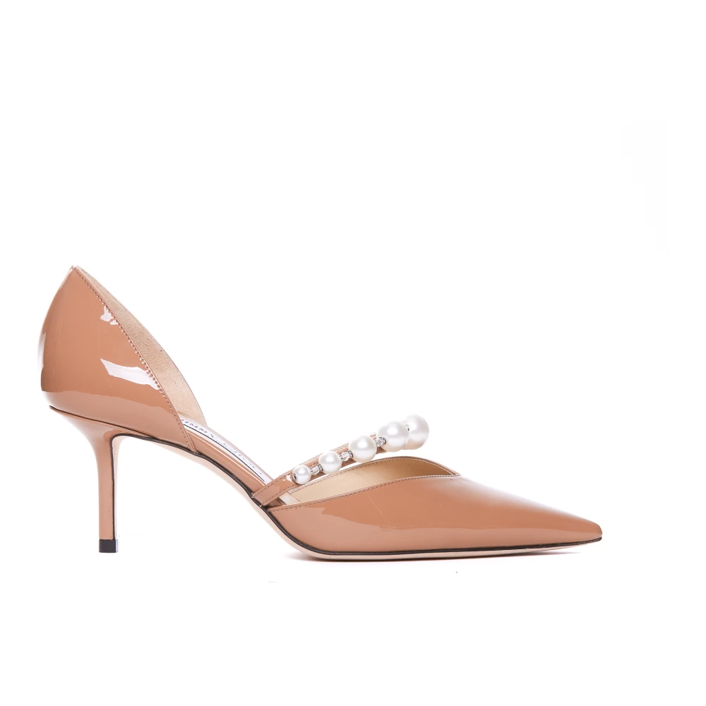 Jimmy Choo Women's Pink Heeled Shoes - Pumps - 7 Uk - Shoes