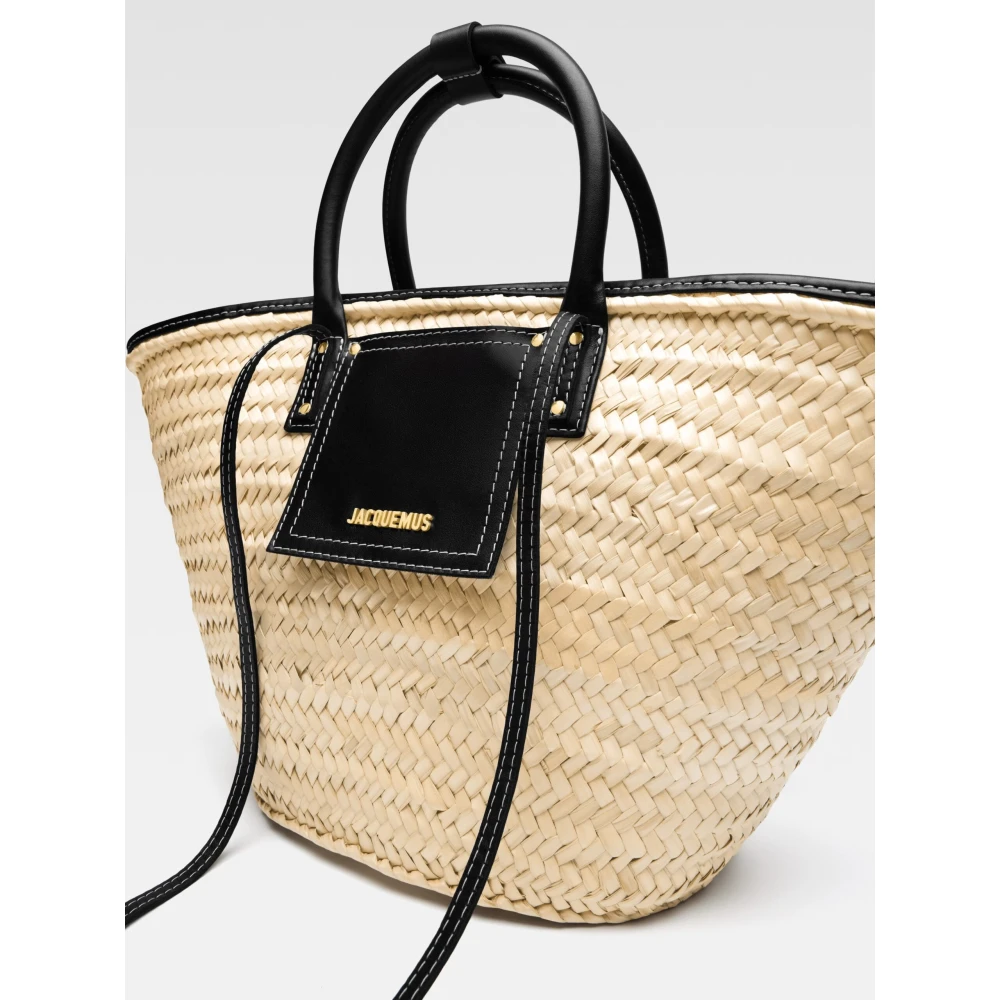 Jacquemus Soli Palm Tas Beige Dames
