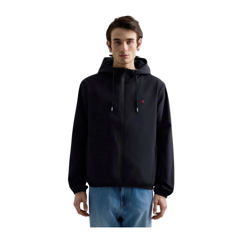 Replay , Light Jackets, Male, Blue, L, Giubbotto