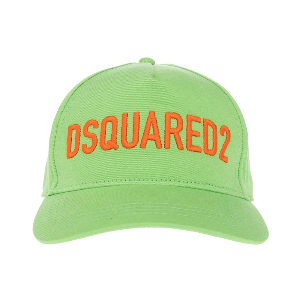 Dsquared2 Women's Green Technicolor Acid Baseball Cap - Hats & Caps - One Size - Accessories