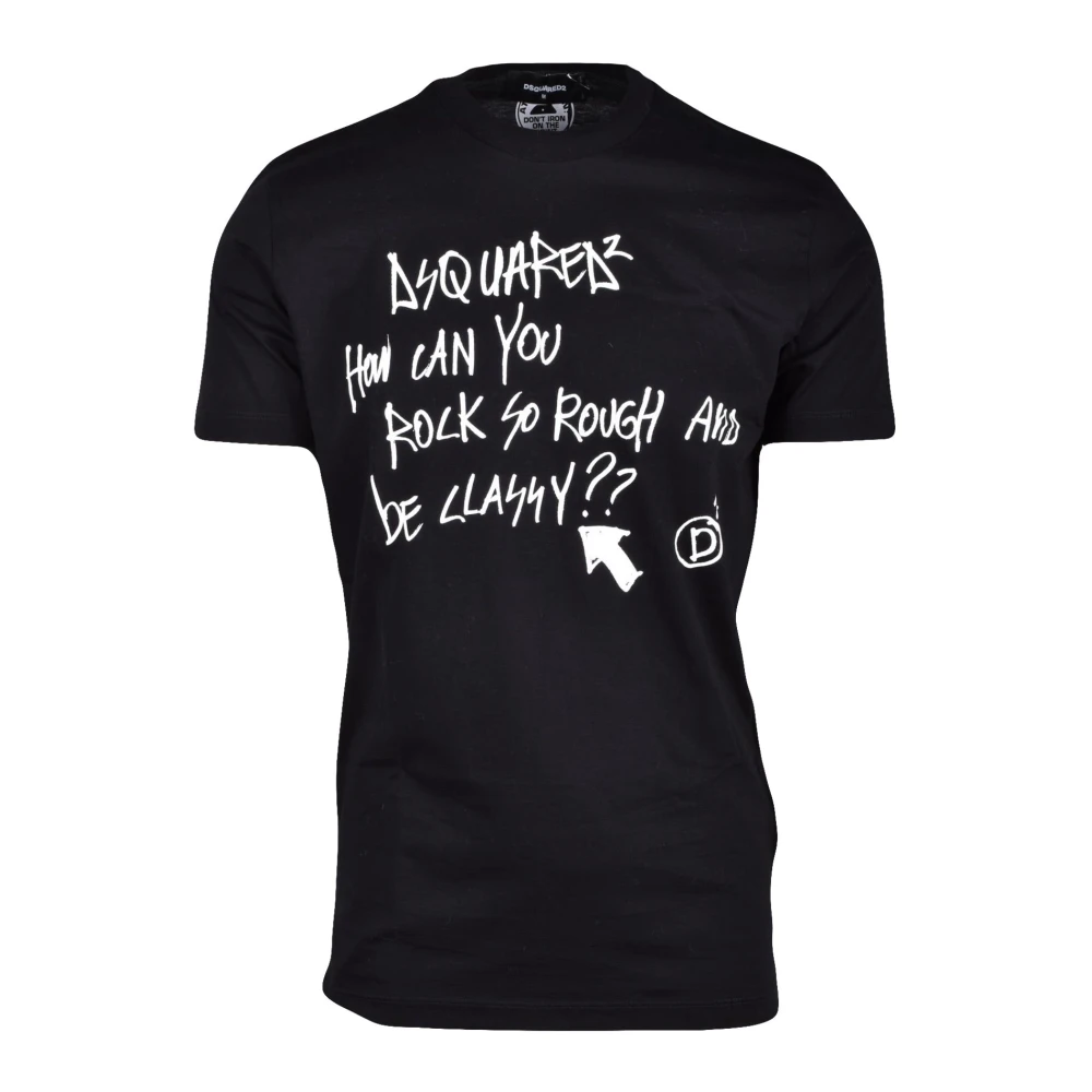 Dsquared2 Katoenen T-shirt Black Heren