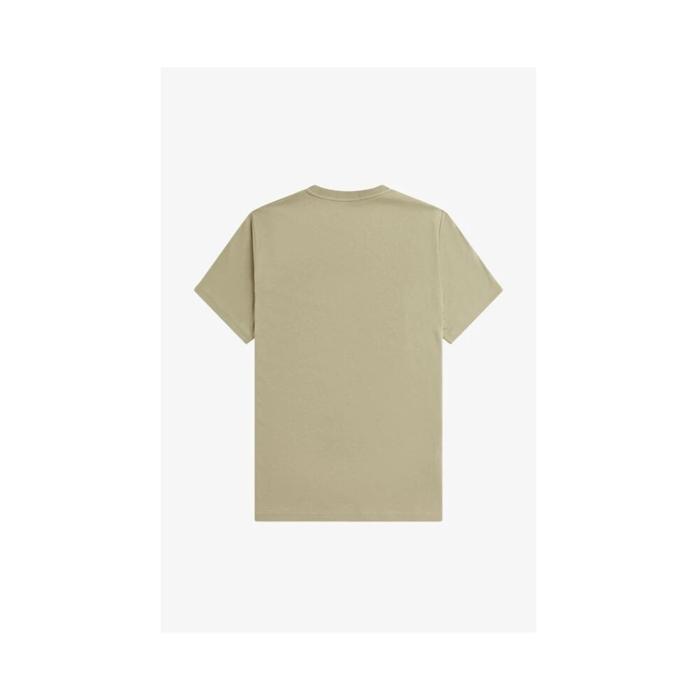 Fred Perry Gestreept Laurel Wreath Jersey Shirt Beige Heren