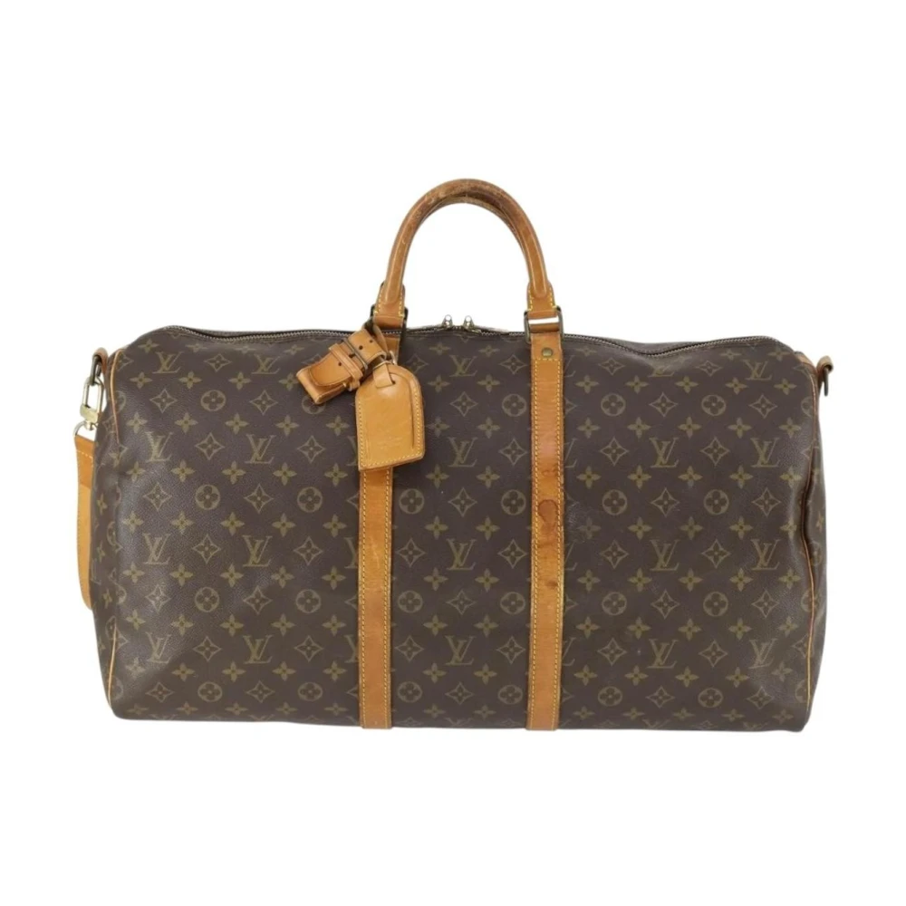 Louis Vuitton Vintage Unisex Brown Pre-Owned Keepall Duffle Bag
