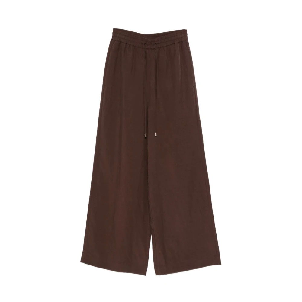 Liu Jo Women's Brown Wide Trousers, L, Wide Trousers