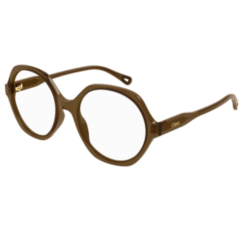 Chloé Unisex Brown Round Optical Frame