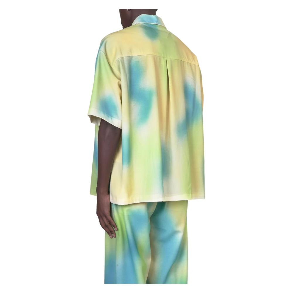 Bonsai Gespoten Crop Shirt Multicolor Heren