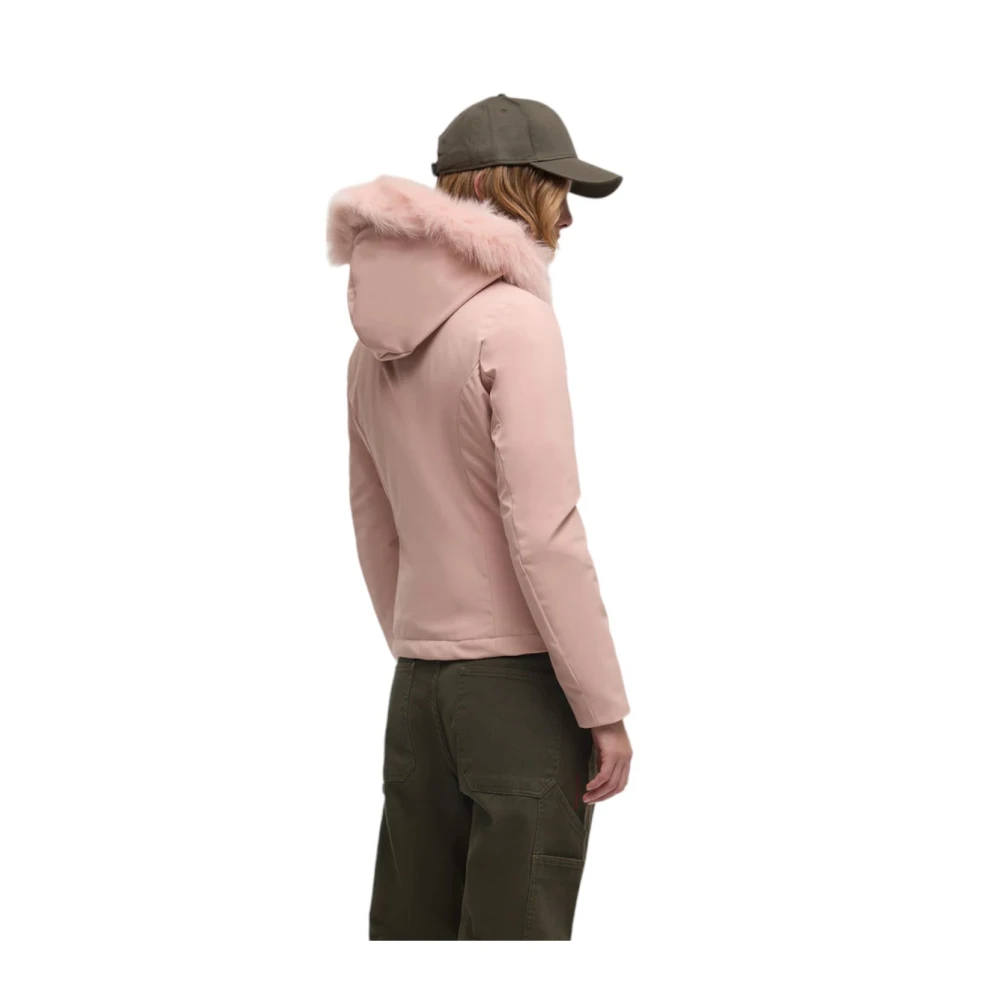 RefrigiWear Stijlvolle Winterjas Pink Dames