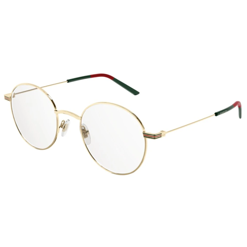 Gucci Unisex Yellow Glasses, 51 Mm, Round Optical Frame