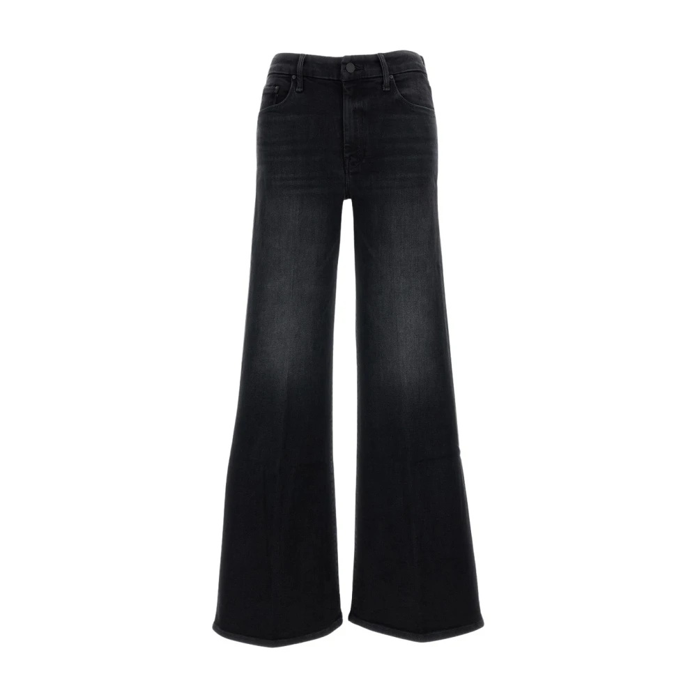 Mother Women's Black Wide Jeans - Wide Jeans - W25 - Jeans