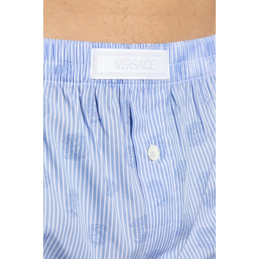 Versace Katoenen boxershorts Blue Heren