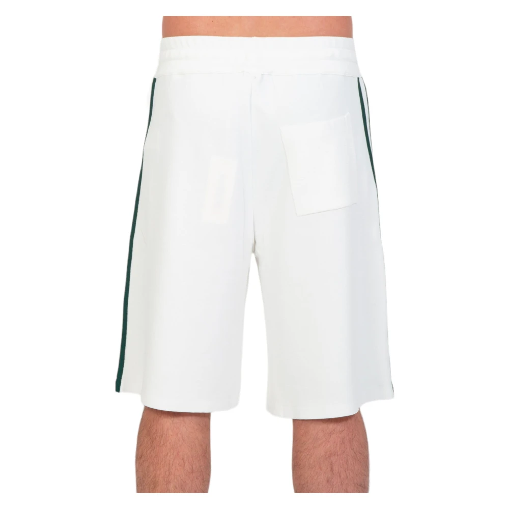 Autry Gestreepte Shorts White Heren