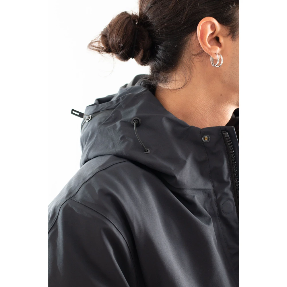 Krakatau Waterdichte Parka in Donkergrijs Gray Heren
