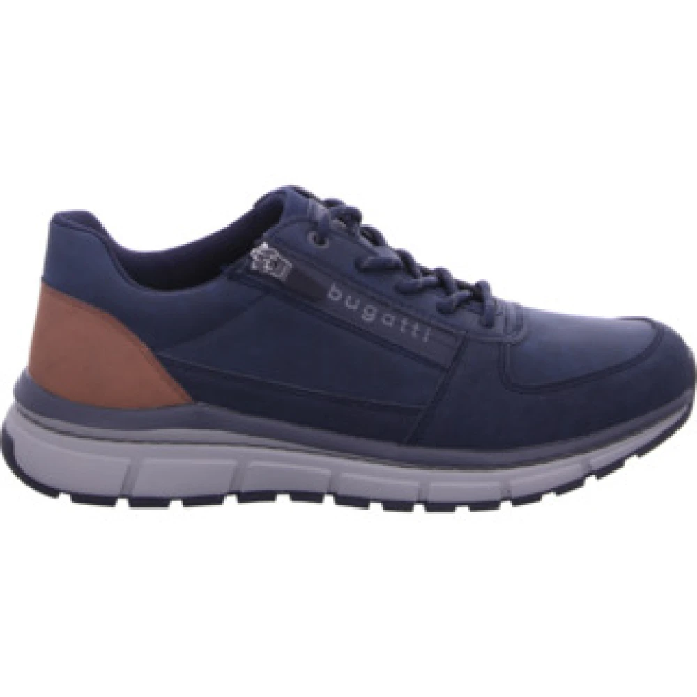 Bugatti Casual veterschoenen in donkerblauw Heren Schoenen