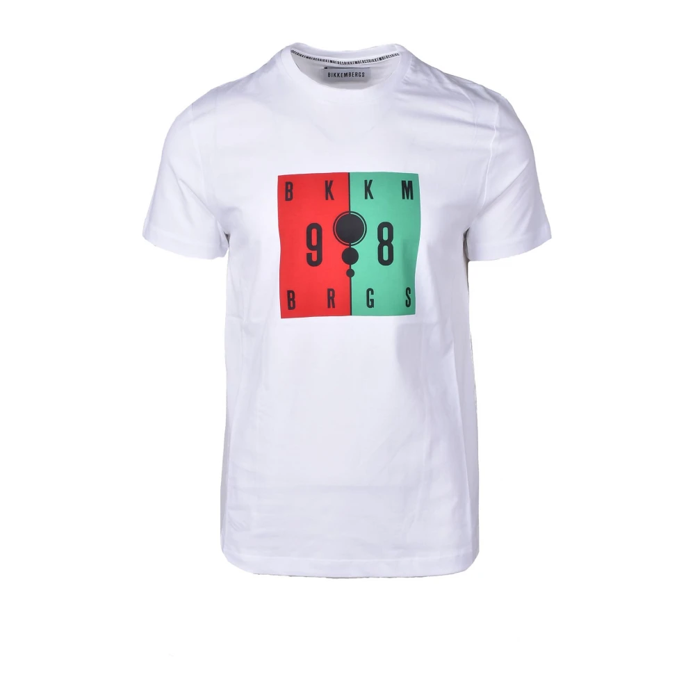 Bikkembergs Stijlvolle Katoenen T-Shirt Collectie White Heren