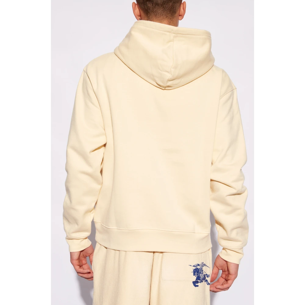 Jacquemus Brode hoodie with logo Beige Heren
